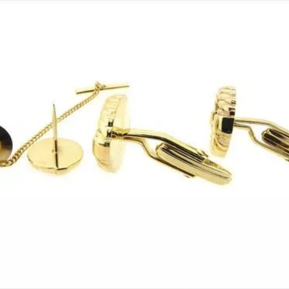 Dior cuffs Gold GP Mens Authentic Used T8593 - Picture 4 of 6